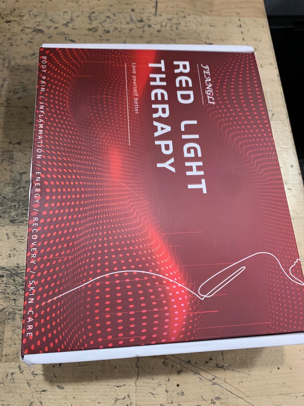 Photo 1 of **MISSING CONTROLLER CORD**Red Light Therapy Infrared Light Therapy Wrap Belt for Body Pain Relief Wearable Large Pad for Waist Back Stomach Muscle Repair, Decrease Inflammation, Speed Healing LED 660nm&850nm with Controller