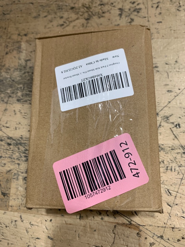 Photo 1 of ? ??? Side Mount Flag Pole Holder, Flag Bracket, Allows The Display of 1" flagpoles on to The Sides of doorways, White Powder Coated Steel, Side Mount Wall, Mount Bracket, with 8 Screws