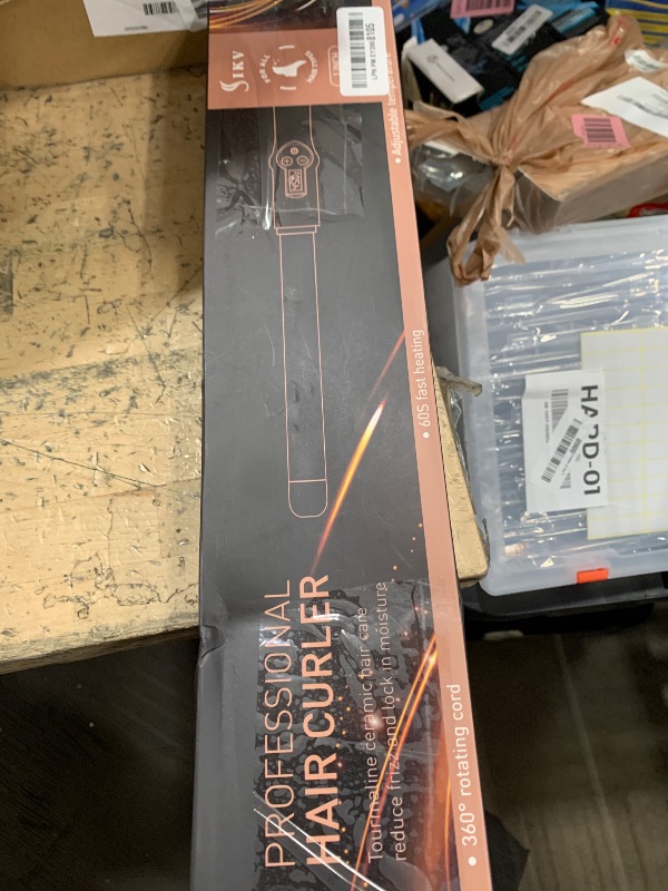 Photo 1 of 1 Inch Curling Wand Long Barrel, Dual Voltage Hair Curling Iron Wand Ceramic for Long Hair,10 Adjustable Temp