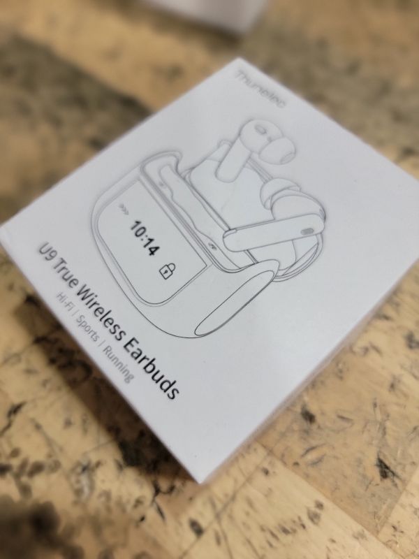 Photo 1 of **ONE EARBUD ONLY** Wireless Earbuds, Bluetooth 5.4 Headphones with Multifunctional Touch Screen, 48H Bass Stereo Ear Buds with ANC/ENC Noise Cancelling/Transparency Mode, IPX7 Earphones with 5 EQ Modes, Purple