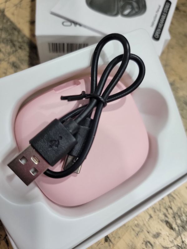 Photo 1 of ***ONE EARBUD ONLY***Ituoray Open Ear Headphones,Up to 32H Playtime,Bluetooth 5.4,Open Ear Earbuds Ultra Comfort,Ergonomic Ear Hook,Touch Control,IPX4 Waterproof,15 * 11mm Oval-Shaped Speakers