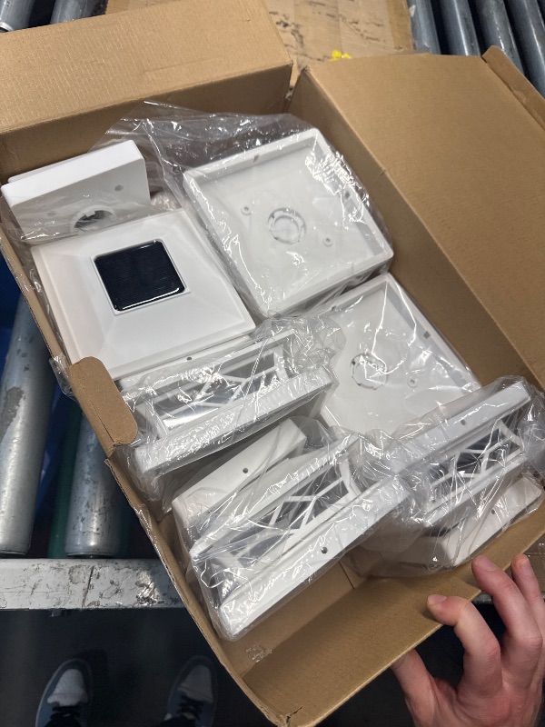 Photo 1 of (partial set) VOLISUN Solar Post Cap Lights: 12 - Pack Outdoor Deck Post Cap Lights White for Dock Fence Waterproof 2 Color Modes,4x4/6x6 Wooden/Vinyl Posts