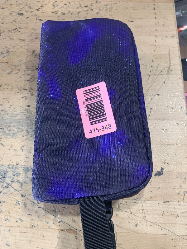 Photo 1 of Small Insulated Snack Bag Lunch Box,Collapsible Reusable Small Lunch Bag with Snap Buckle Handle for Beach Travel Picnic,Starlit Sky 5-Can(3L)