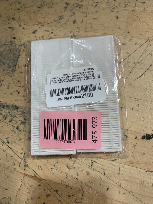Photo 1 of (4 Pieces) M210 HEPA filter compatible with Lefant M210 M213 M210S M210B M213S OKP Life K2 K3 K3A K4 K5, Robot Vacuum Cleaner Filter Replacement Parts