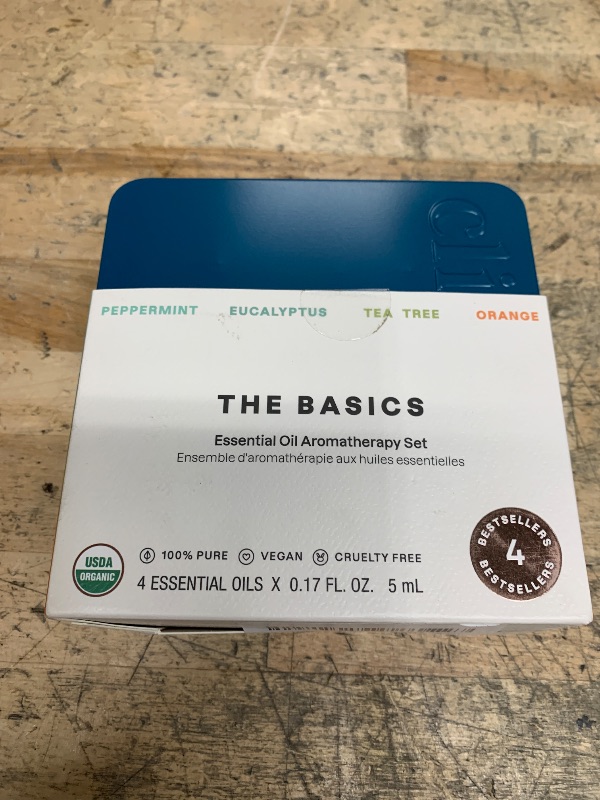 Photo 1 of (MISSING ONE) Cliganic Organic Essential Oils Gift Set (Top 4 - The Basics), 100% Pure Natural Aromatherapy - Peppermint, Eucalyptus, Tea Tree & Orange