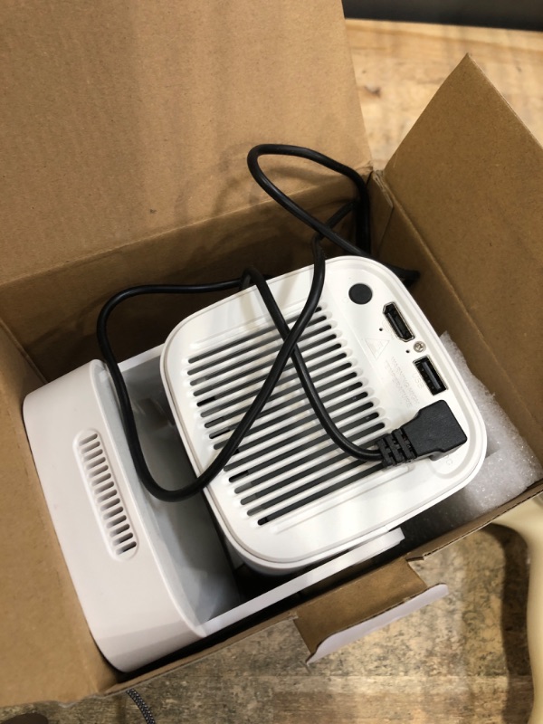 Photo 1 of ?Auto Focus&1080P?Magcubic Mini Smart Projector with 4K Support, Portable Projector with Wifi and Bluetooth, 5W Speaker, Built in Apps, Voice Control, Outdoor Movie Projector