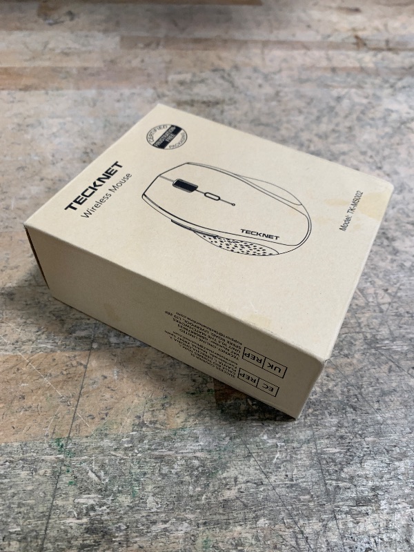 Photo 1 of TECKNET Wireless Mouse Jiggler, USB-C Rechargeable Mouse, Silent Mouse Quiet Click, Build-in Mouse Mover, 6400 DPI Ergonomic Mouse, 2.4G Cordless Computer Mice for Mac, Laptop, Desktop, PC