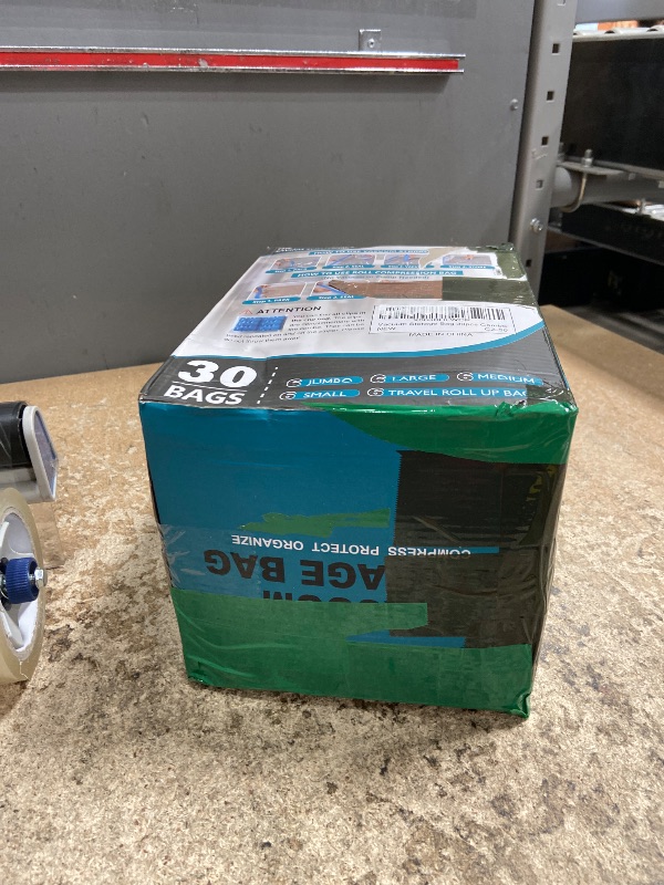 Photo 1 of 30 Pack Vacuum Storage Bags, Space Saver Vacuum Storage Bags, Vacuum Seal Bags for Clothing, Clothes, Comforters and Blankets, Hand Pump Included