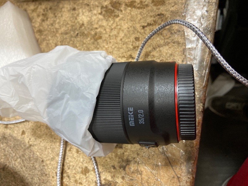 Photo 1 of Meike 35mm F2.0 Auto Focus Full Frame STM Stepping Motor Lens Compatible with Panasonic Lumix Sigma L Cameras S1H S1 S5 S5 Mark II S1R S9 SL SL2 FP FPL