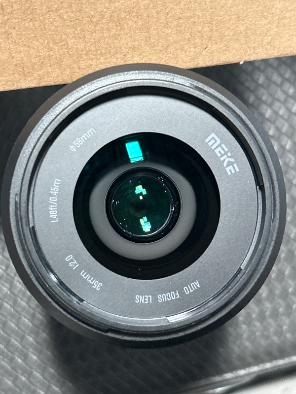 Photo 1 of Meike 35mm F2.0 Auto Focus Full Frame STM Stepping Motor Lens Compatible with Panasonic Lumix Sigma L Cameras S1H S1 S5 S5 Mark II S1R S9 SL SL2 FP FPL