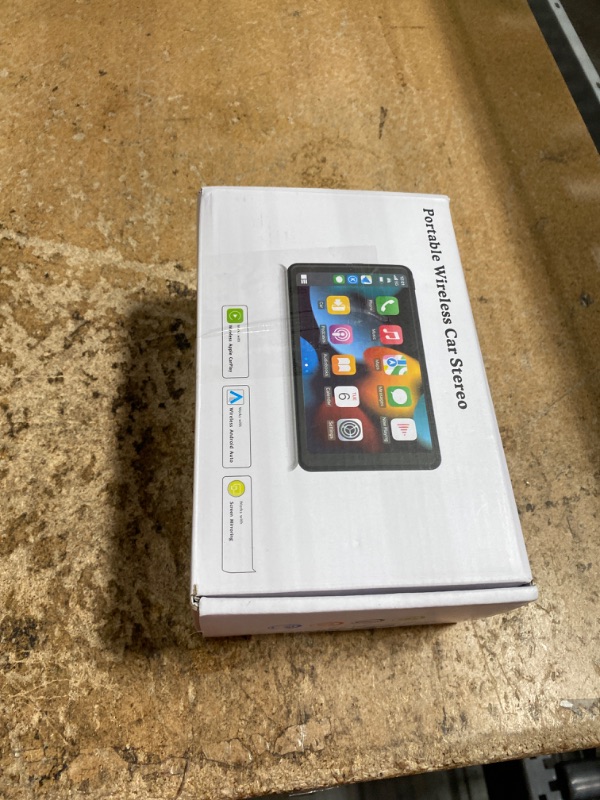 Photo 1 of ?Hieha? 2025 Wireless Portable Carplay and Android Auto, Carplay Screen for Car with Mirror Link/AUX/FM,7" Touchscreen Bluetooth 5.0, Marine Stereos for All Vehicles