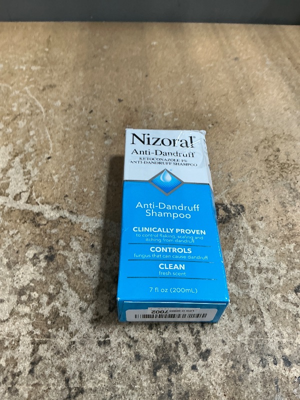 Photo 1 of *4/2027* Nizoral Anti-Dandruff Shampoo with 1% Ketoconazole, Fresh Scent, 7 Fl Oz