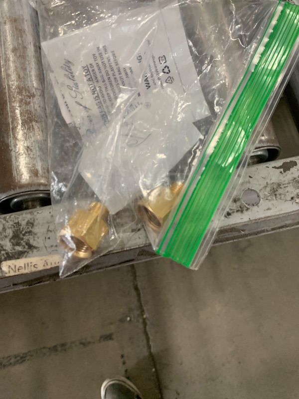 Photo 1 of 3/8 Inch NPT Female to 1/4 Inch NPT Male Reducer Adapter, Brass Pipe Fittings Adapter, Brass Reducer Pipe Extension Connector, 0.625" ID × 0.5" OD, Pack of 2