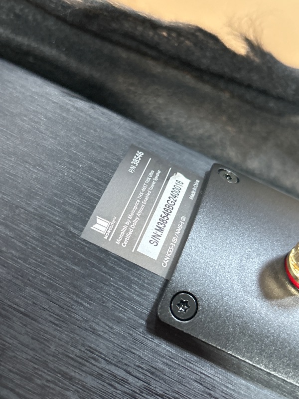 Photo 1 of ***PARTS ONLY*****Monolith M-215 THX Ultra Certified Powered Subwoofer - Dual 15-Inch, 2000-Watt Amplifier, Massive Output, Low Distortion, for Home Theater Systems, Black Ash Finish