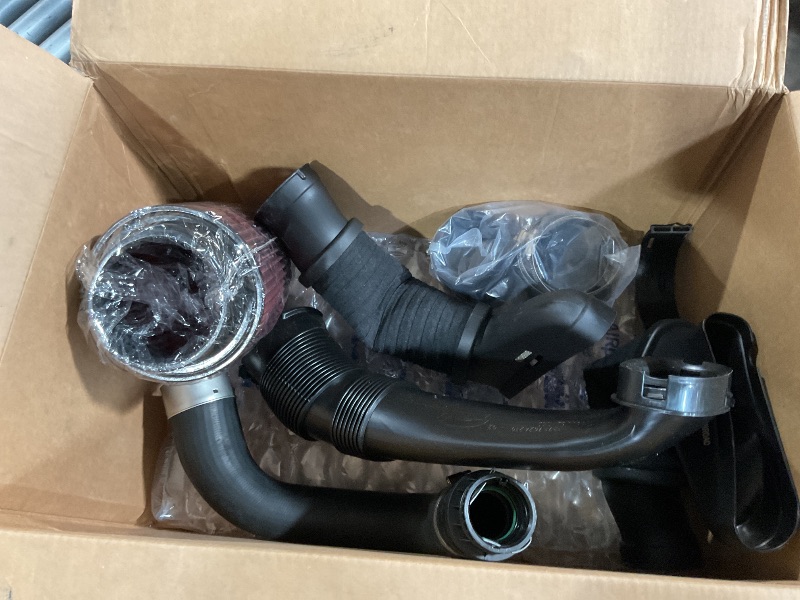 Photo 1 of ***MINOR BEND ON PART***
K&N Cold Air Intake System: High-Flow Air Filter, Increase Performance & Towing: Compatible with 2014-2020 Chevy/GMC/Cadillac Silverado 1500, Suburban, Tahoe, Sierra 1500, Yukon, Escalade, 63-3082