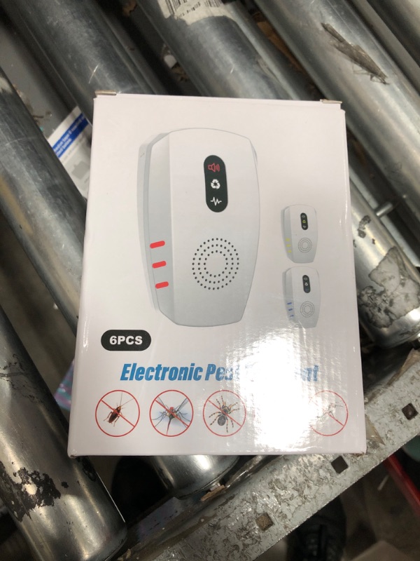 Photo 1 of 2025 Upgraded Ultrasonic Pest Repellent Indoor Insect Repeller, Pest Control, Repellent Roach, Mouse, Bugs, Mosquito, Mice, Spider, Ant, Rodent Repellent Ultrasonic Plug in, 3 Mode Switching, 6 Packs