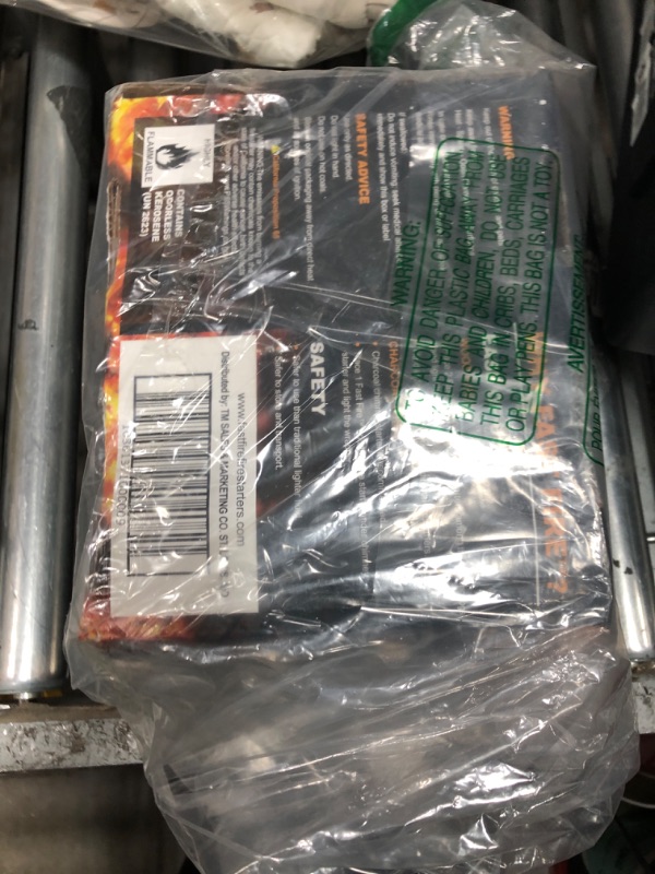 Photo 1 of **MISSING PIECES** Fast Fire Odorless Fire Starter Cubes – Individually Wrapped Cubes for Grills, Fire Pits, Charcoal Chimneys, Camping & Indoor Fireplaces (100 Count)