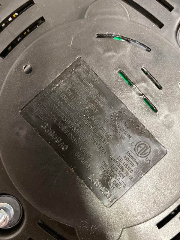 Photo 1 of (damaged handle) Hamilton Beach Portable 6 Quart Set & Forget Digital Programmable Slow Cooker with Lid Lock, Temperature Probe, Dishwasher