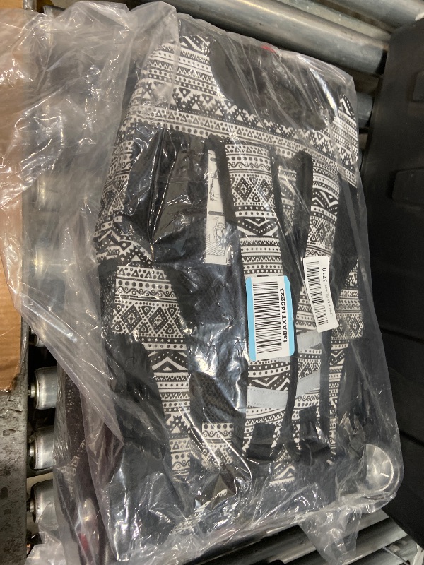 Photo 1 of ****************MISSING 1 WHEEL******************
J World Sundance Laptop Rolling Backpack - Geometric
