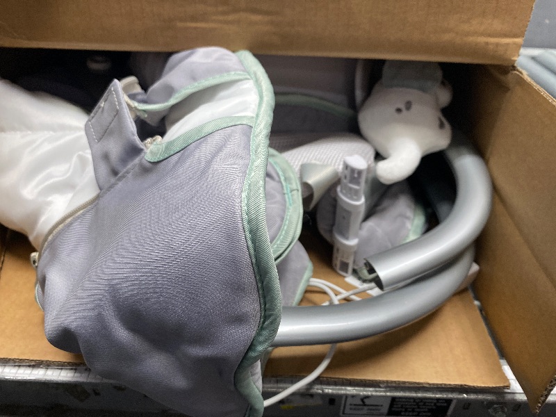 Photo 1 of *****************MISSING REMOTE*************
Momcozy CocoSway 3D-Motion Baby Swing for Infants to Toddlers, 6 Motion Modes & 4 Speeds, 180° Rotating Seat, Remote Control, Reclining Seat with 5-Point Harness, 8 Preset Lullabies, Grey