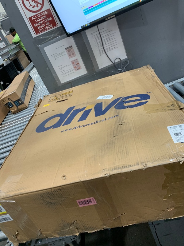 Photo 1 of *******************MISSING FOOT RESTS**************
Drive Medical Blue Streak Wheelchair with Flip Back Desk Arms, Elevating Leg Rests, 16 Inch Seat