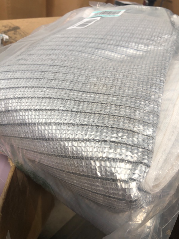 Photo 1 of 10x20' Aluminum Shade Cloth - for Car,90% Reflective Sun Shade Cloth for Garden Patio Pergola Cover Shade Sails Silvery Durable Shade Neting for Backyard Dog Chicken Coop Shade Cloth