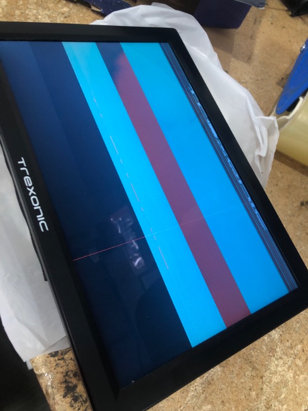 Photo 1 of ***SCREEN NOT WORKING***Trexonic Portable Rechargeable 15.4 Inch LED TV with HDMI, SD/MMC, USB, VGA, AV in/Out & Built-in Digital Tuner, TRX-D15
