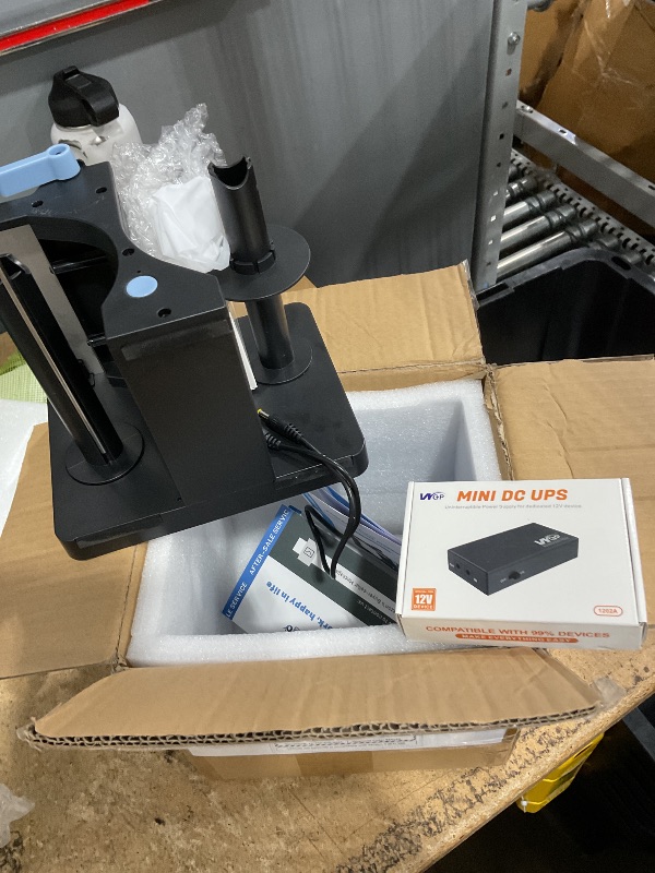 Photo 1 of (MISSING POWER) (PARTIAL SET) Frifreego Automatic Label Dispenser, 2.98lb Portable Electric Label Dispenser for 20-130mm Labels, 3 Speed Adjustable with Dual Senser for Shipping/Document/Reminding Labels (with a Battery)