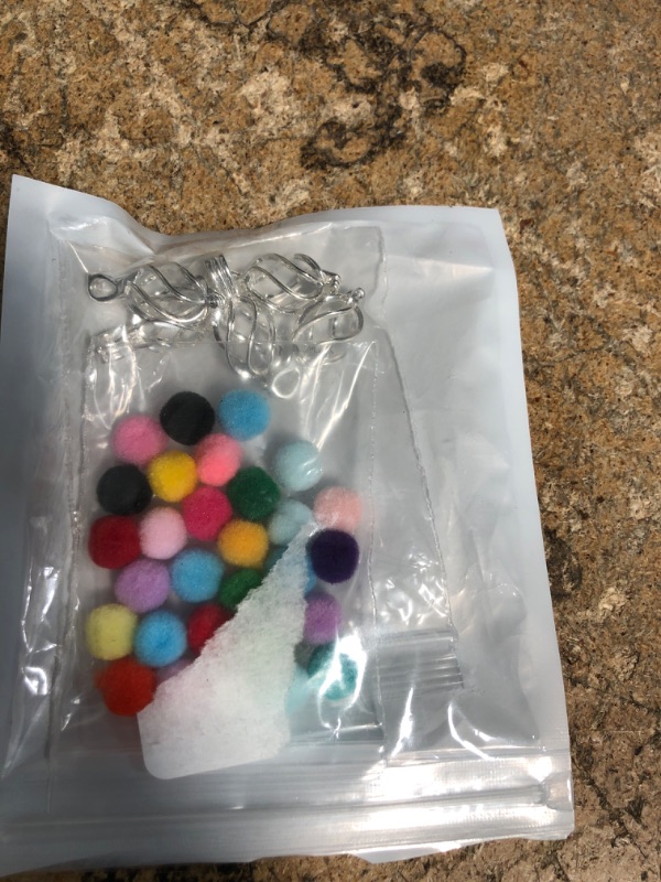 Photo 1 of 10pcs Twist Ball Pearl Cage Bright Silver Beads Cage Locket Pendant Jewelry Making-for Oyster Pearls, Essential Oil Diffuser, Fun Gifts (Twist Ball)