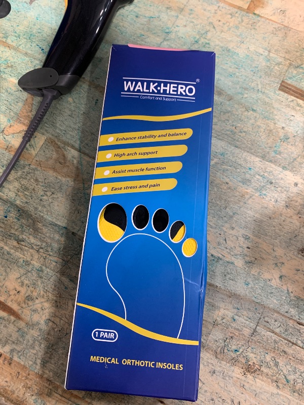 Photo 1 of Plantar Fasciitis Insoles for Men Women - Orthotics Inserts, Shoe Insoles Arch Support Flat Feet Inserts Work Boot Insoles for Standing All Day (Mens 7-7 1/2 | Womens 9-9 1/2)