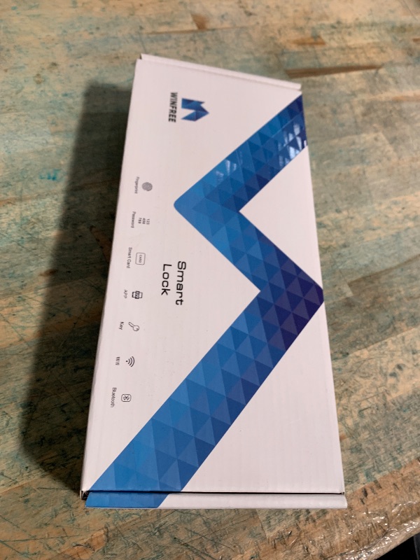 Photo 1 of **MISSING ASSEMBLY HARDWARE** WINFREE Smart Lock for Sliding Doors & Windows | 5-in-1 Entry: Fingerprint,Password,Card,Key,App | Rechargeable Battery | Extreme Temp Resistant (-20?~60?) | Tuya/Smart Life