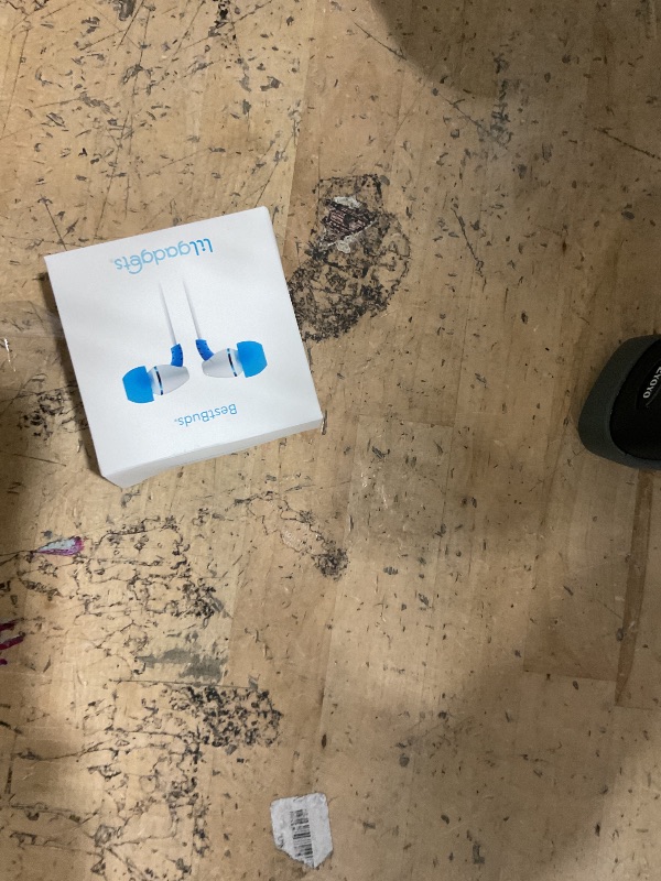 Photo 1 of LilGadgets Kids Earbuds Wired for School, Safe & Comfortable, Volume Limited, Wired in Kid Ear Buds with an in-Line Microphone, Travel Case, and Splitter for Multiple Kids, Blue