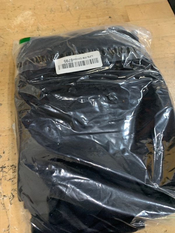 Photo 1 of The Children's Place girls Short Sleeve Ruffle Pique Polo Shirt, Black 2 Pack, XX-Large US