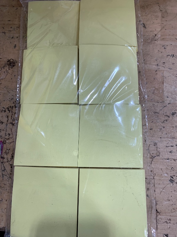 Photo 1 of (16 Pack) Sticky Notes 3x3 in Canary Yellow, Clean Removal, Recyclable, Self-Stick Pads, Easy to Post for Home, Office, Notebook