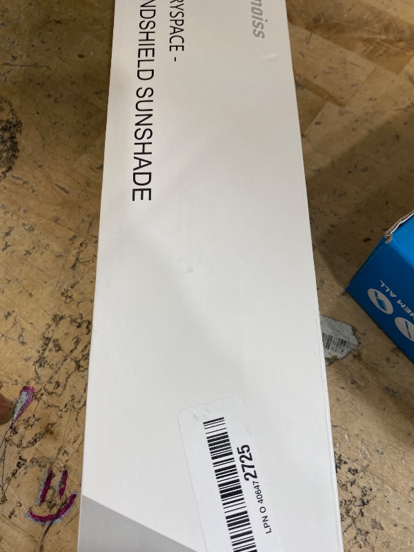 Photo 1 of [2025 Upgrade] Nmoiss Windshield Sun Shade Umbrella - [Vinyl Coating Heat Shield] Protect Car from Sun Rays & Heat Damage Keep Cool and Protect Interior, Spring Structure Edge Large (61" L x 35" W)