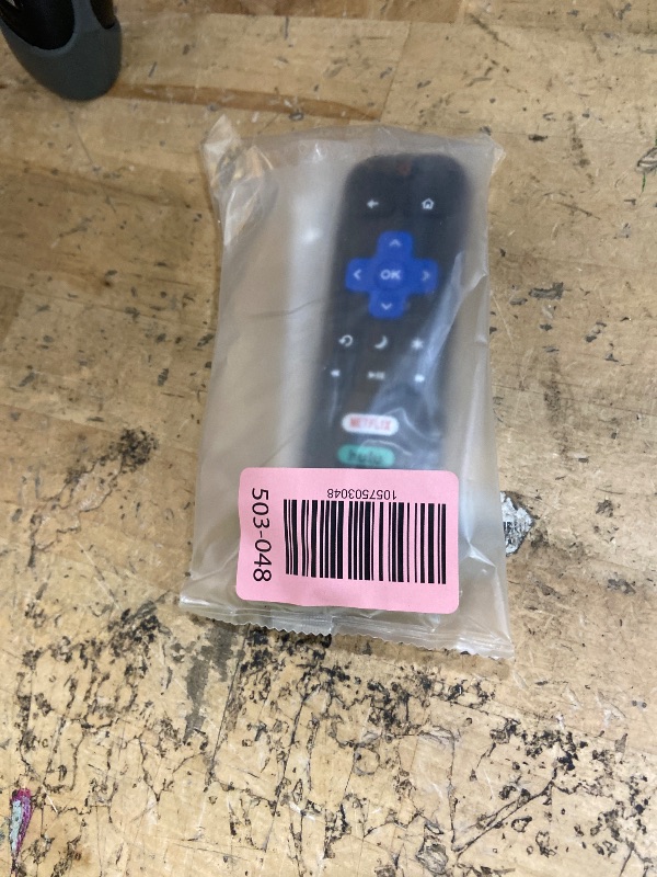Photo 1 of 1 Replacement Remote Control Only for Roku TV, Compatible for TCL Roku/Hisense Roku/Onn Roku/Sharp Roku/Element Roku/Westinghouse Roku/Philips Roku Smart TVs (Not for Roku Stick and Box)