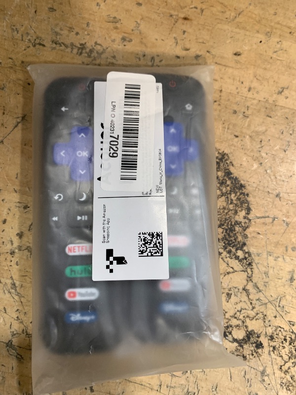 Photo 1 of (Pack of 2) Replacement Remote Control Only for Roku TV, Compatible for TCL Roku/Hisense Roku/Onn Roku/Sharp Roku/Element Roku/Westinghouse Roku/Philips Roku Smart TVs (Not for Roku Stick and Box)