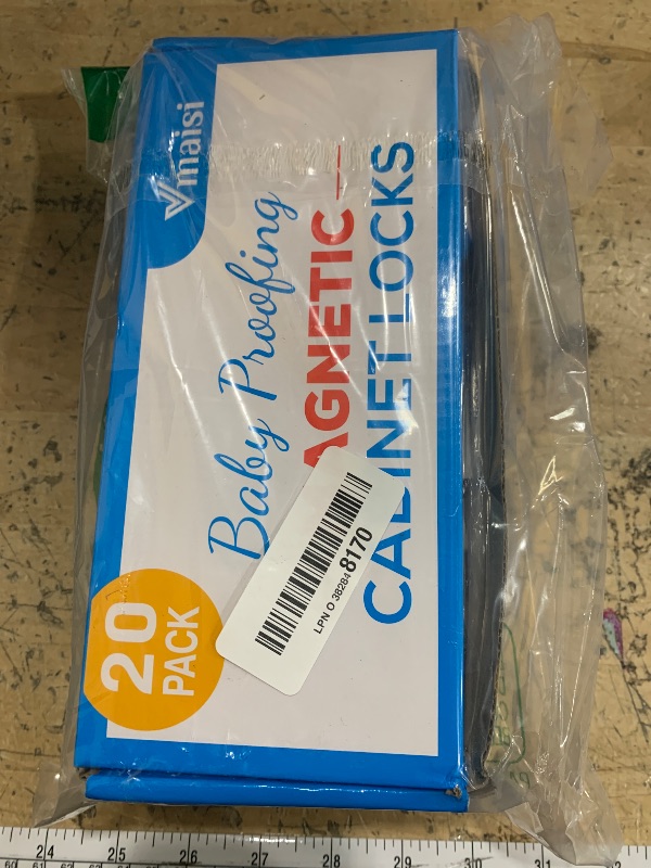 Photo 1 of 20 Pack Magnetic Cabinet Locks Baby Proofing - Vmaisi Children Proof Cupboard Drawers Latches - Adhesive Easy Installation