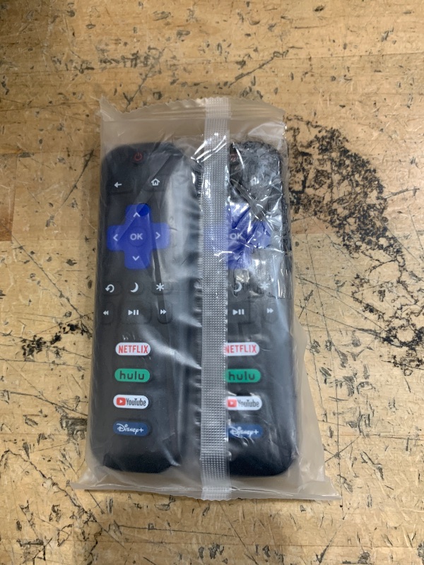 Photo 1 of (Pack of 2) Replacement Remote Control Only for Roku TV, Compatible for TCL Roku/Hisense Roku/Onn Roku/Sharp Roku/Element Roku/Westinghouse Roku/Philips Roku Smart TVs (Not for Roku Stick and Box)