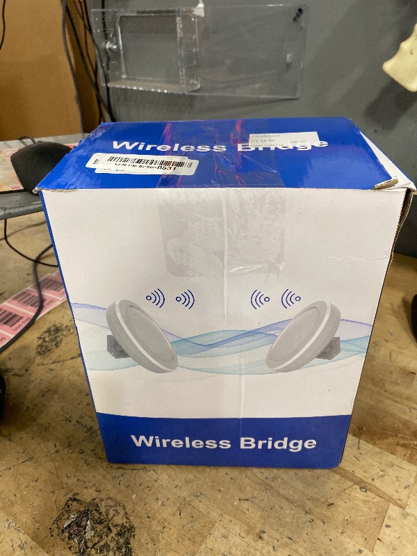 Photo 1 of (missing one) Wireless Bridge CPE609P, 1000Mbps Point to Point WiFi Bridge Outdoor, 5KM WiFi Internet Bridge Kit, 5.8G PtP PtMP Wireless CPE