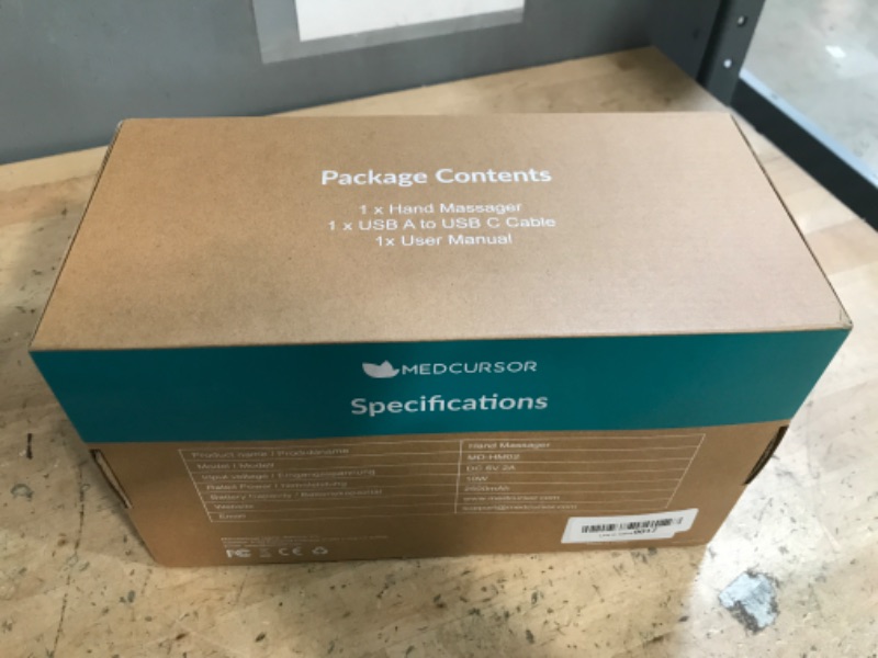 Photo 1 of ***************missing cord, heat doesn't work**************
Medcursor Cordless Hand Massager, Hand Massager with Heat, Hand Warmer with Acupressure Beads, 6 Massage Modes, 2 Heat Levels, 3 Timers
