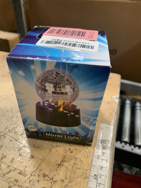 Photo 1 of 3inch Rotating Red Flashing Beacon Party Lamp DJ Strobe Light Disco Ball Light, 360 Degree Flashing Flare Safety Warning Lights Emergency LED Police Car Siren Strobe Lights (red)