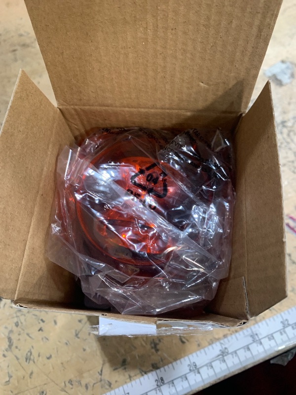 Photo 1 of 3inch Rotating Red Flashing Beacon Party Lamp DJ Strobe Light Disco Ball Light, 360 Degree Flashing Flare Safety Warning Lights Emergency LED Police Car Siren Strobe Lights (red)