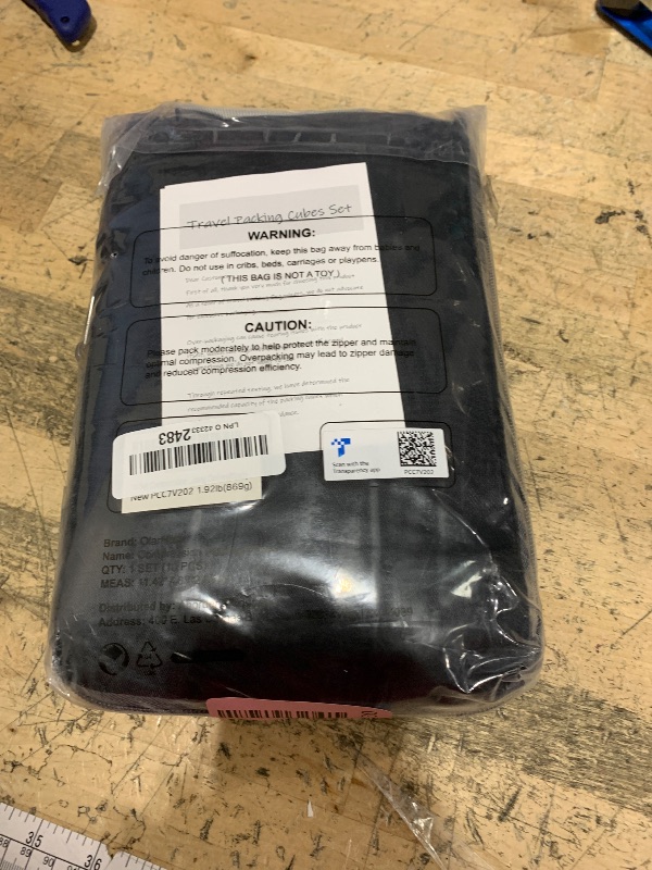 Photo 1 of 10 Set Compression Packing Cubes for Travel Essentials,Compressible Expandable Packing Cubes for Suitcase,OlarHike Luggage Organizer Bags for Travel,Handy Helper for Organizing Clothes(Black)