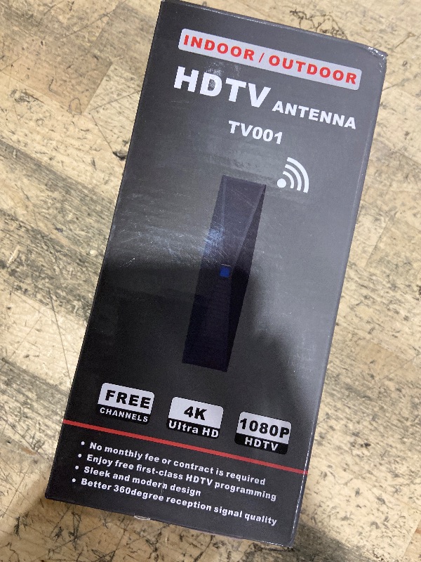 Photo 1 of 2025 Antenna for Smart TV for Local Channels,TV Antenna Indoor for Long Range Reception, Digital Antenna for Easy Installation and All Smart/Old TVs, Supports 4K 1080P HD VHF UHF