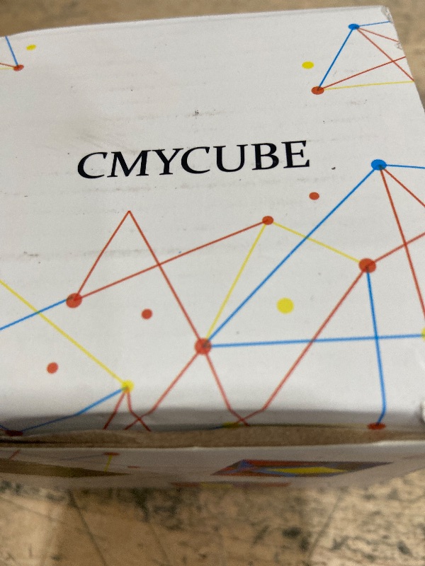 Photo 1 of **HAS CLEAR CORNERS** CMYCUBE CMY Color Cube, 2.75 inch (70mm) Acrylic Multi-Color Cube Prism for Physics Education Learning and Office Desktop Decor, Scientific Toys and Gifts for Kids