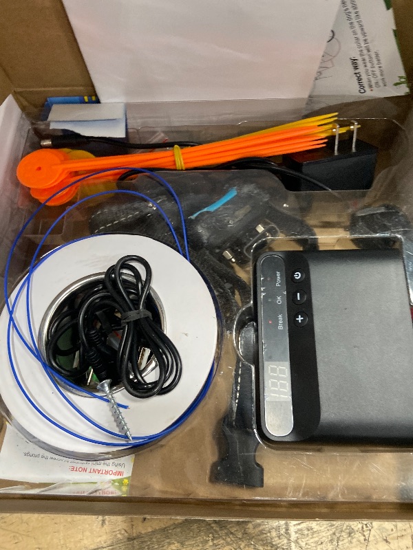 Photo 1 of ***COLLARS MISSSING PIECES*** PcEoTllar Electric Fence for Dogs, Rechargeable Underground Dog Fence System, Pet Containment System, 2 Waterproof Training Collar Receivers, with 656Ft Underground/Aboveground Boundary Wire