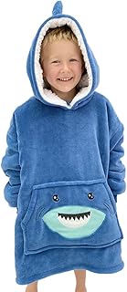 Photo 1 of 
Wearable Blanket Kids 3-10yr, Fun Animal Kids Blanket Hoodie, Hooded Sweatshirt, Oversized Comfy Hoodie Boy