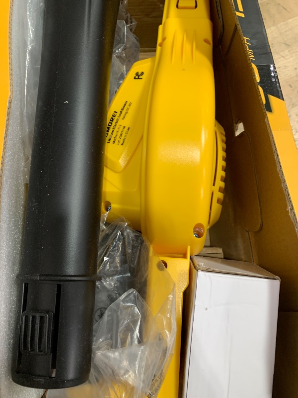 Photo 1 of ***PARTS ONLY***Cordless Leaf Blower Battery Powered - Electric Small Blower with 2 Batteries - 20V 140 CFM Lightweight Handheld Battery Operated for Patio, Yard