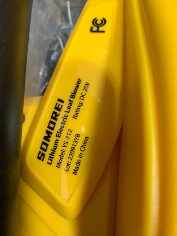 Photo 1 of ***PARTS ONLY***Cordless Leaf Blower Battery Powered - Electric Small Blower with 2 Batteries - 20V 140 CFM Lightweight Handheld Battery Operated for Patio, Yard